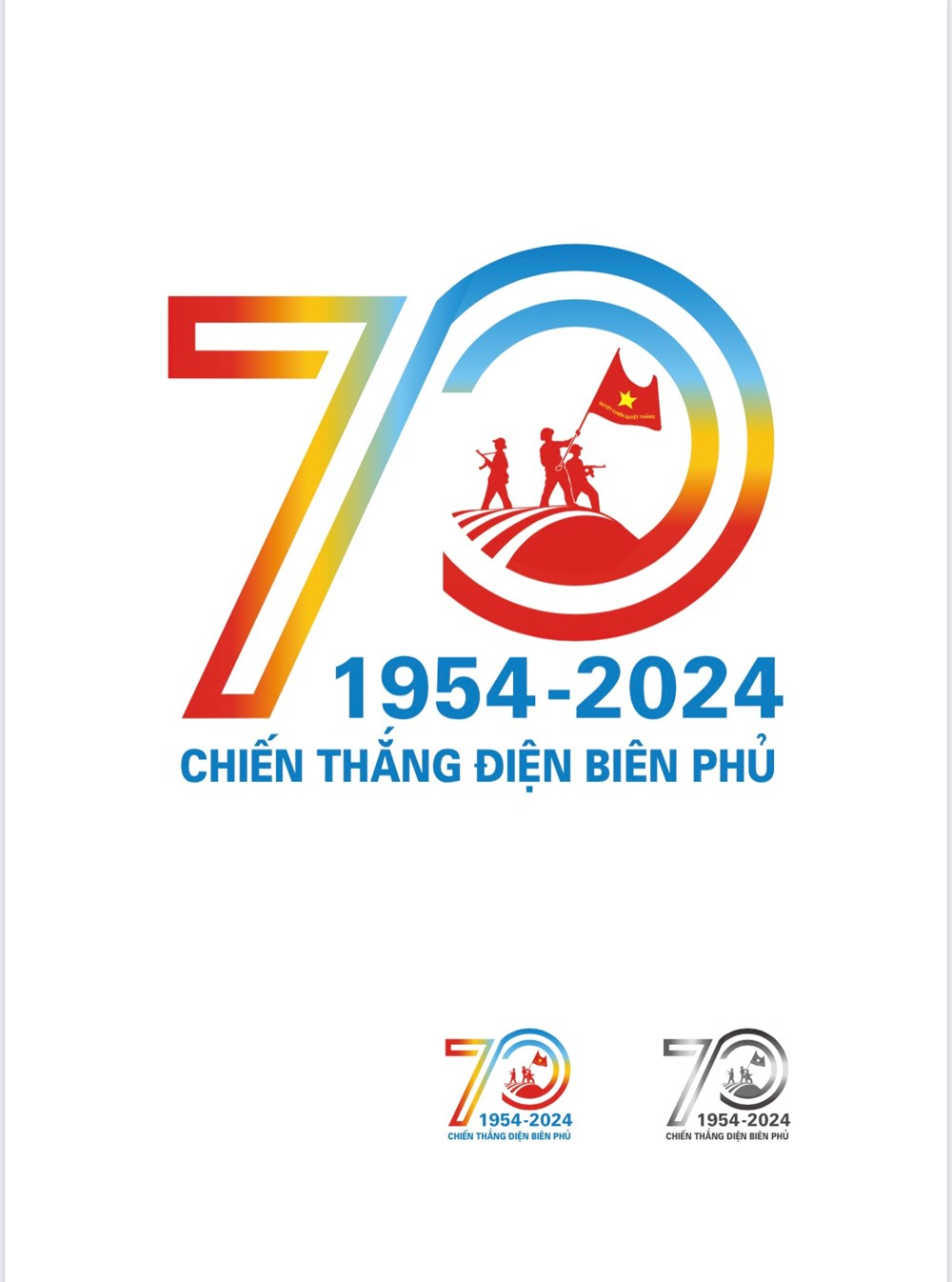Mẫu logo tuyên truyền kỷ niệm 70 năm Chiến thắng Điện Biên Phủ - ảnh 1