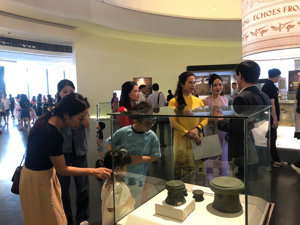  Chiêm ngưỡng Bảo vật quốc gia Trống đồng Cổ Loa tại Bảo tàng Hà Nội - ảnh 5