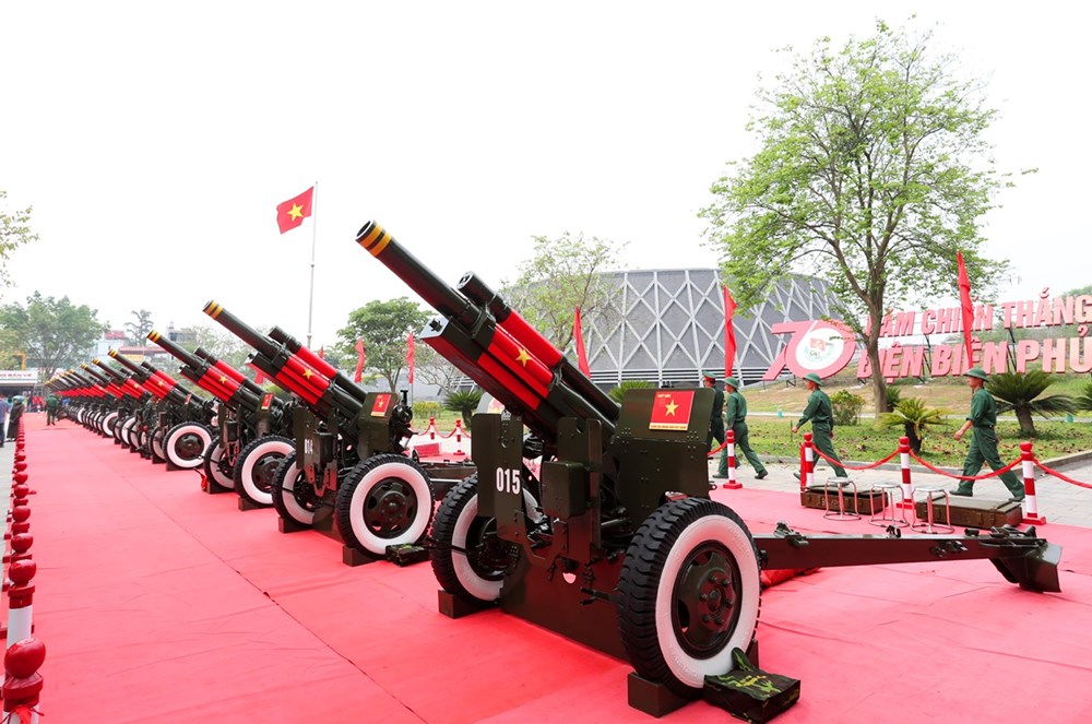 Dàn pháo lễ kỷ niệm 70 năm Chiến thắng Điện Biên Phủ đã sẵn sàng - ảnh 1