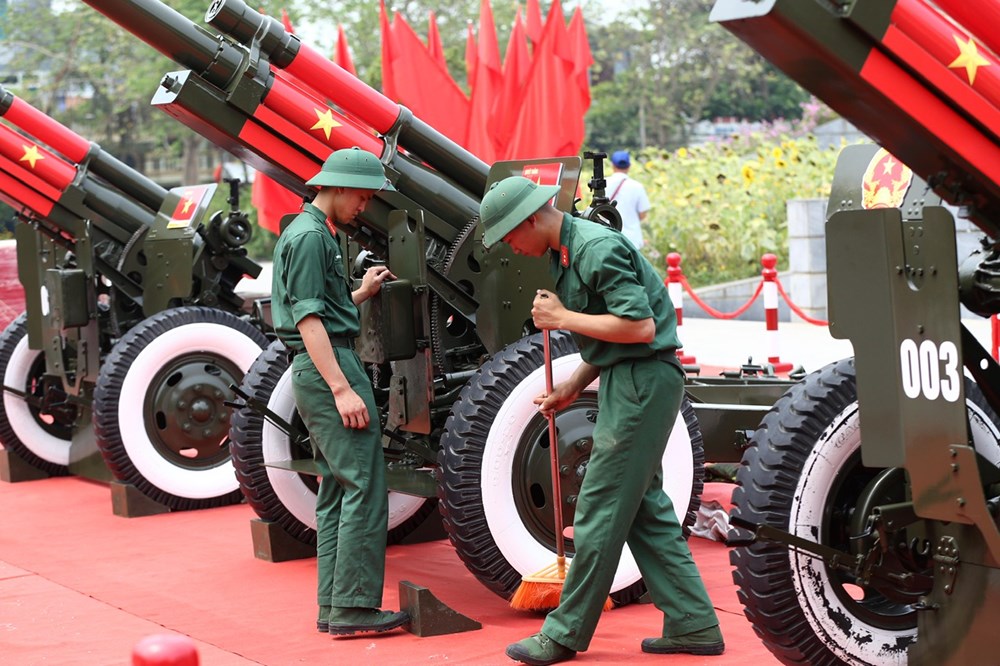 Dàn pháo lễ kỷ niệm 70 năm Chiến thắng Điện Biên Phủ đã sẵn sàng - ảnh 3