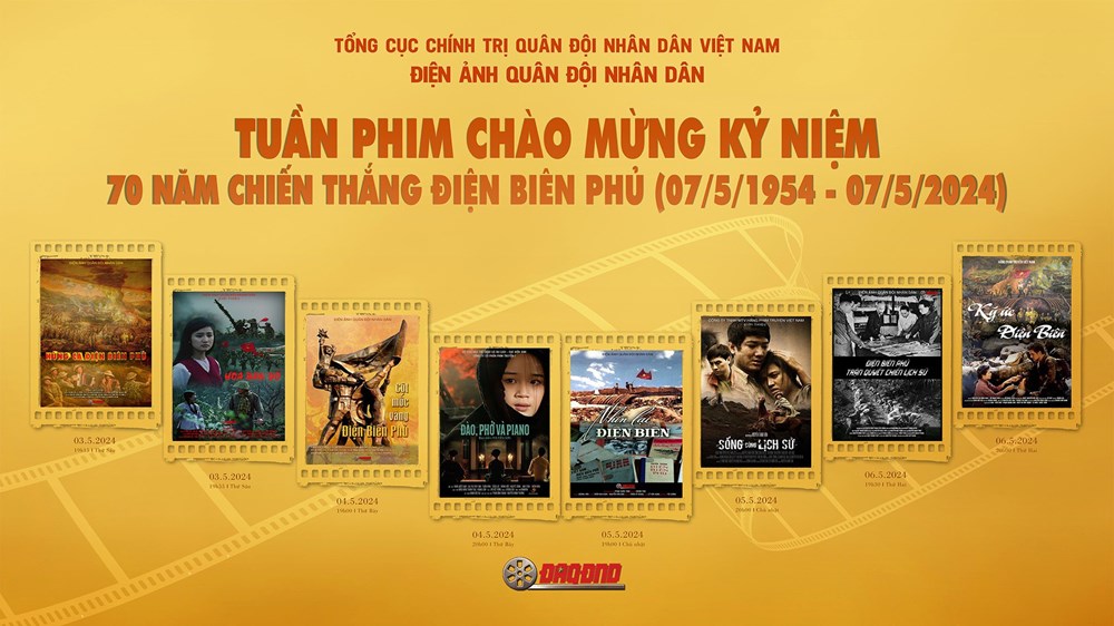 Điện ảnh QĐND tổ chức Tuần phim kỷ niệm 70  năm Chiến thắng Điện Biên Phủ - ảnh 1