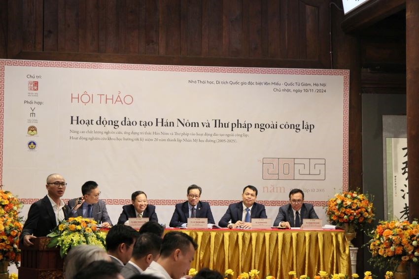 Bảo tồn bản sắc văn hóa qua hoạt động đào tạo Hán Nôm và Thư pháp - ảnh 4