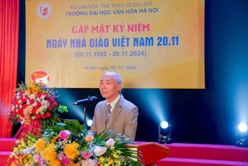 Đại học Văn hóa Hà Nội kỷ niệm 42 năm Ngày Nhà giáo Việt Nam - ảnh 7