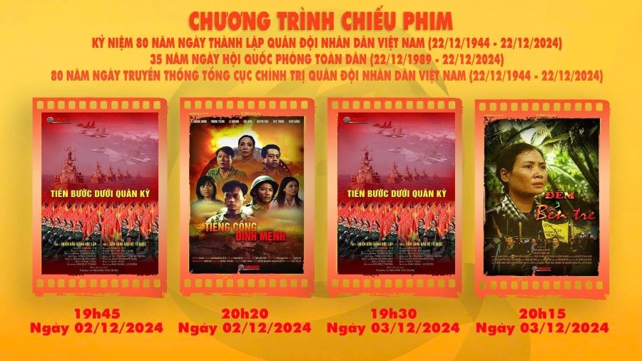 Tuần phim Kỷ niệm 80 năm Ngày thành lập Quân đội nhân dân Việt Nam - ảnh 2