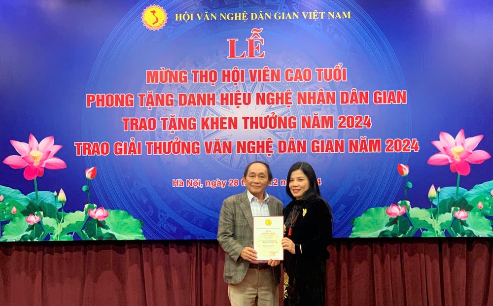 Giải thưởng Văn nghệ dân gian năm 2024 - ảnh 1