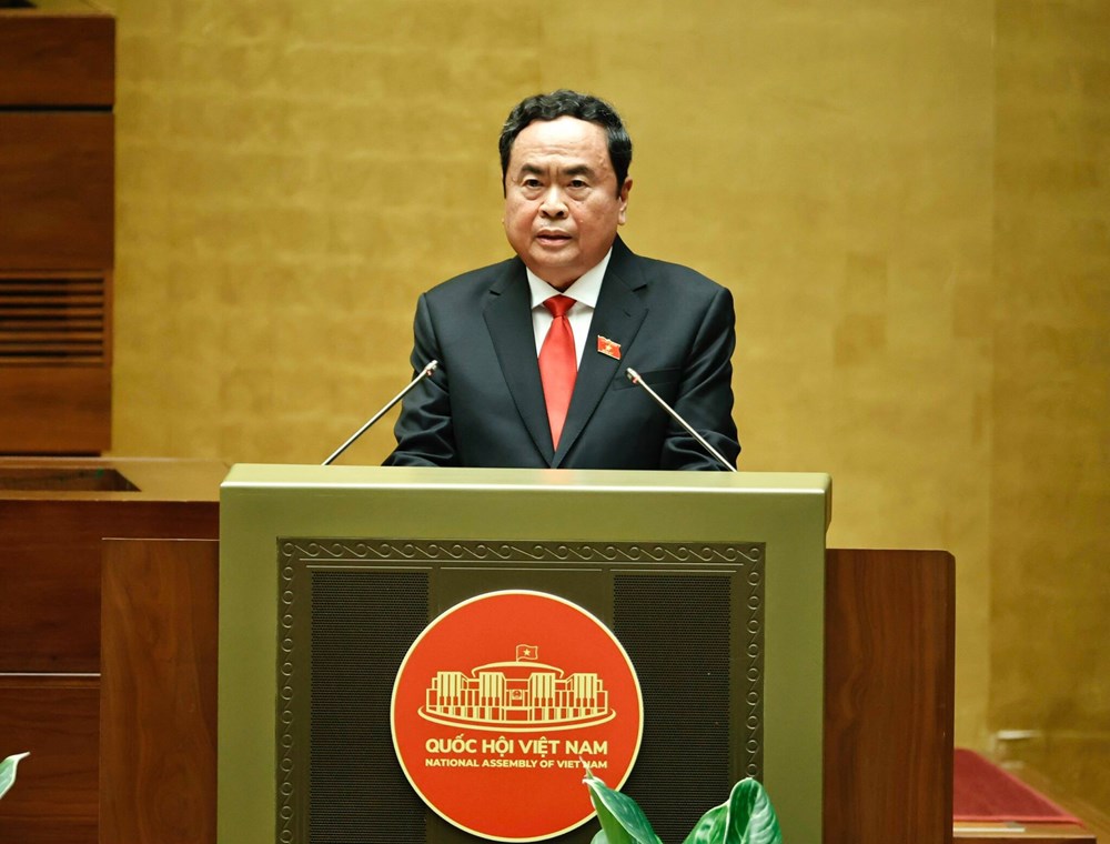 Ông Trần Thanh Mẫn trúng cử Chủ tịch Quốc hội khóa XV với tỉ lệ tán thành tuyệt đối  - ảnh 2