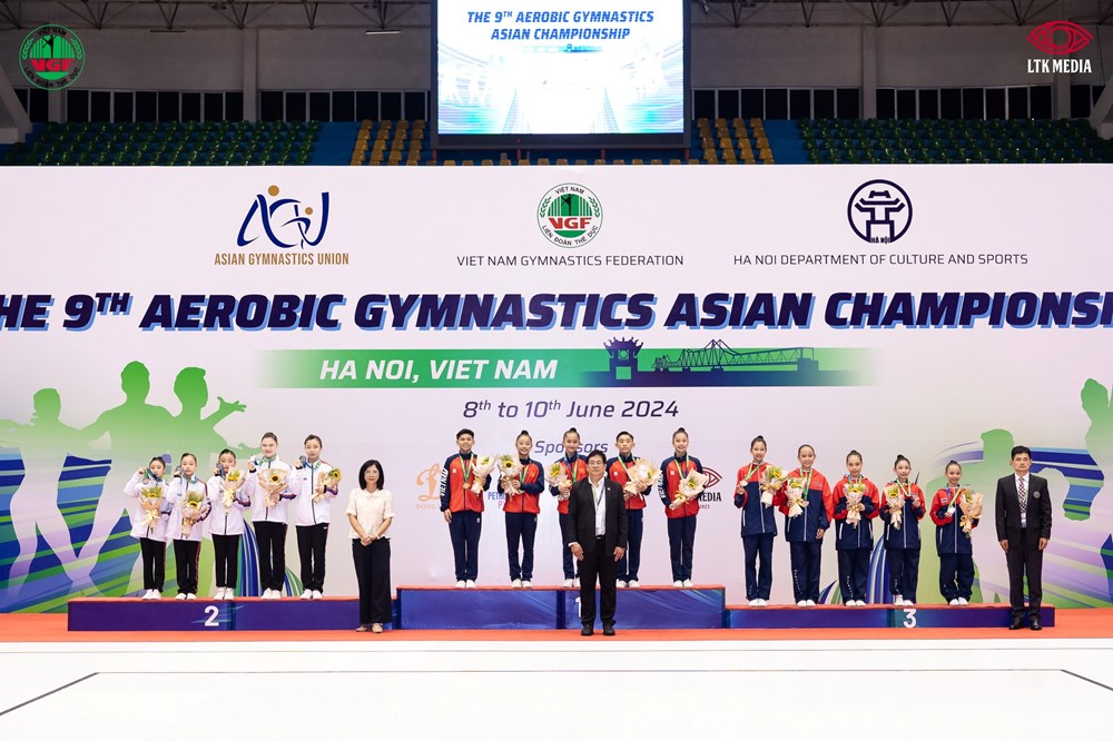 Việt Nam dẫn đầu toàn đoàn tại Giải vô địch Thể dục Aerobic châu Á lần thứ 9 - ảnh 3