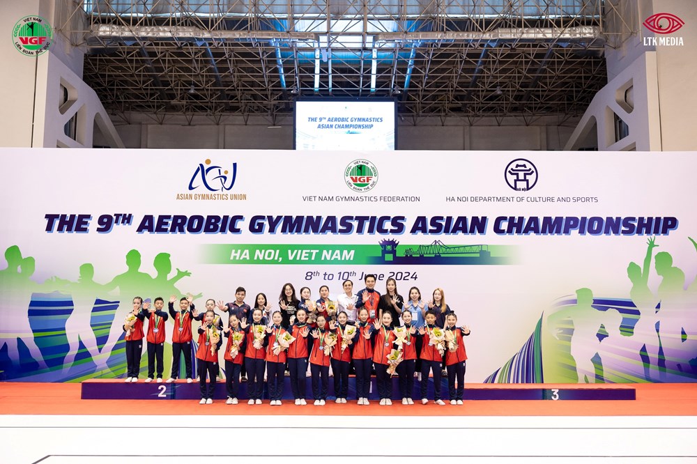 Việt Nam dẫn đầu toàn đoàn tại Giải vô địch Thể dục Aerobic châu Á lần thứ 9 - ảnh 2