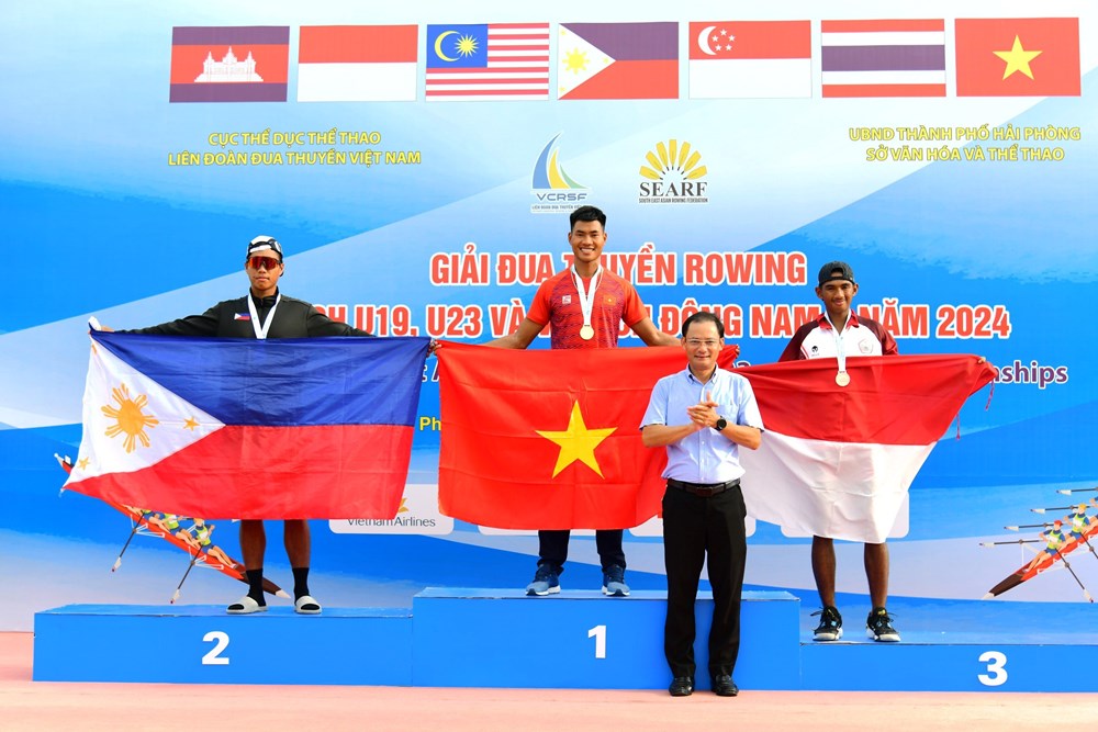 Việt Nam dẫn đầu Giải Rowing vô địch U19, U23 và vô địch Đông Nam Á - ảnh 3