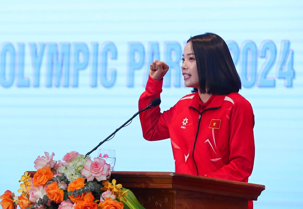 Lễ xuất quân Đoàn Thể thao Việt Nam dự Olympic Paris 2024 - ảnh 6