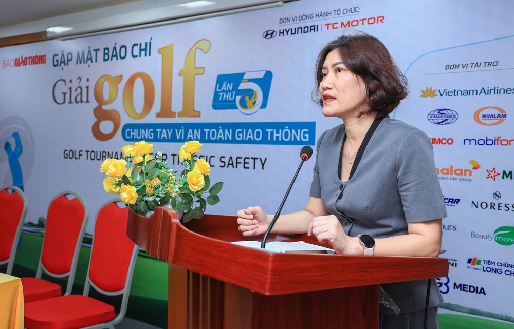 Nhiều hoạt động thiện nguyện tại Giải Golf chung tay vì ATGT   - ảnh 1