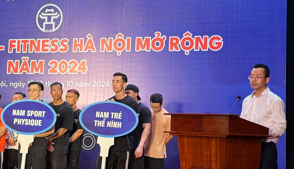  Khai mạc Giải Thể hình-Fitness Hà Nội mở rộng năm 2024 - ảnh 1