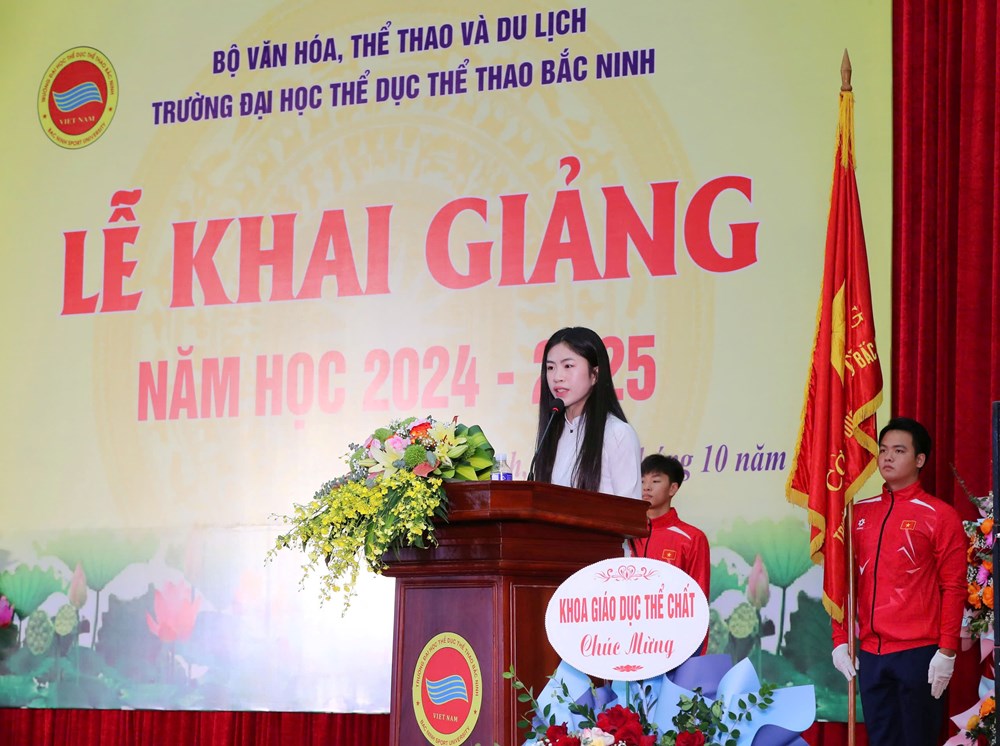 Trường Đại học TDTT Bắc Ninh khai giảng năm học mới - ảnh 6