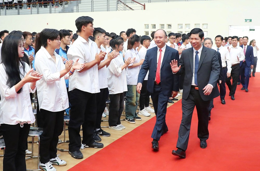 Trường Đại học TDTT Bắc Ninh khai giảng năm học mới - ảnh 1