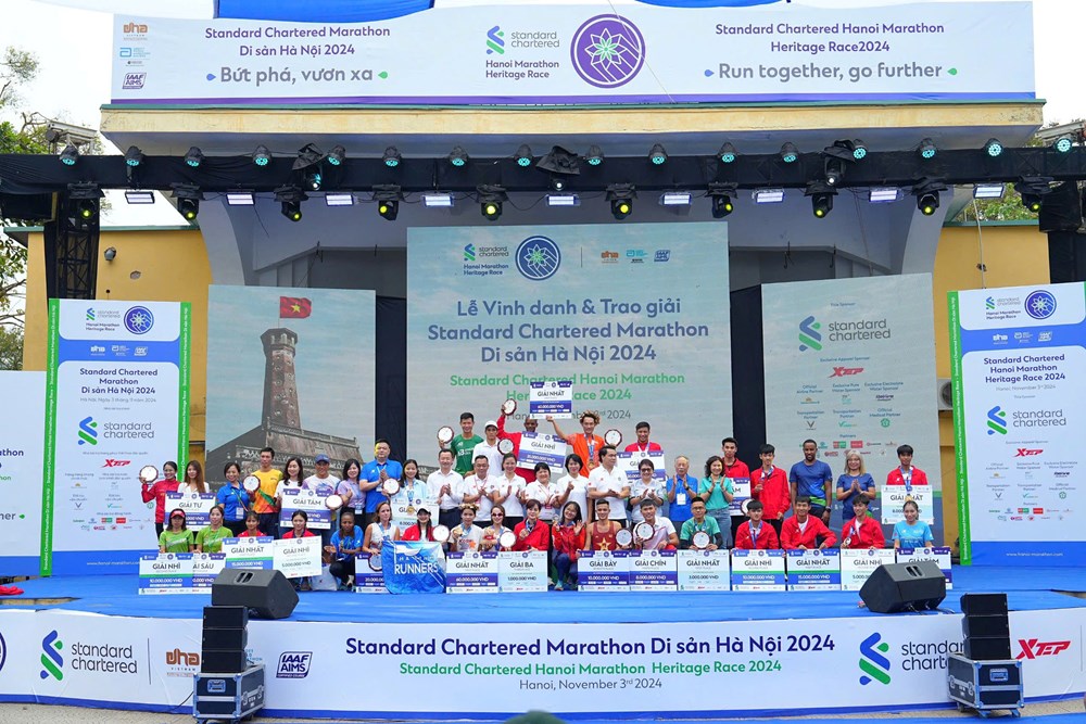 Giải Marathon di sản Hà Nội 2024 khơi dậy tinh thần thể thao - ảnh 1