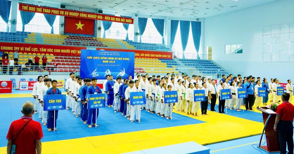 Khai mạc Giải Judo Đông Nam Bộ mở rộng năm 2024 - ảnh 1