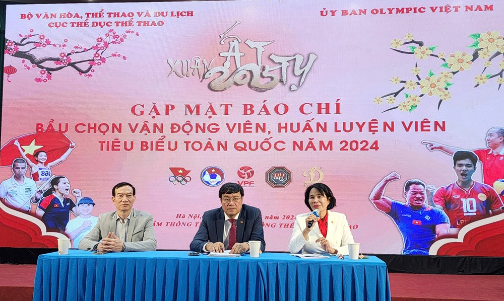 200 nhà báo tham gia bầu chọn VĐV, HLV tiêu biểu toàn quốc năm 2024 - ảnh 1