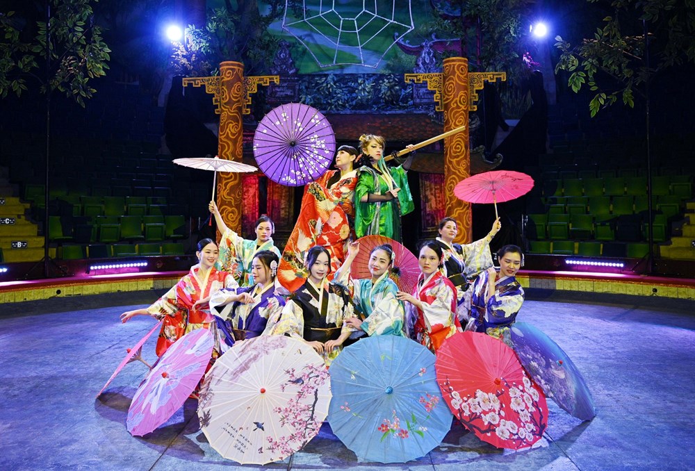 Nghệ sĩ Nhật Bản đưa Ninja và Samurai lên sân khấu xiếc Việt Nam - ảnh 3