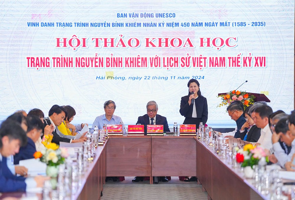 Hải Phòng:  Hội thảo “Trạng Trình Nguyễn Bỉnh Khiêm với lịch sử Việt Nam thế kỷ XVI” - ảnh 2