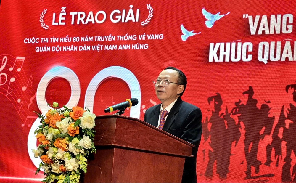 Trao giải Cuộc thi “Tìm hiểu 80 năm truyền thống vẻ vang của Quân đội nhân dân Việt Nam anh hùng”  - ảnh 3