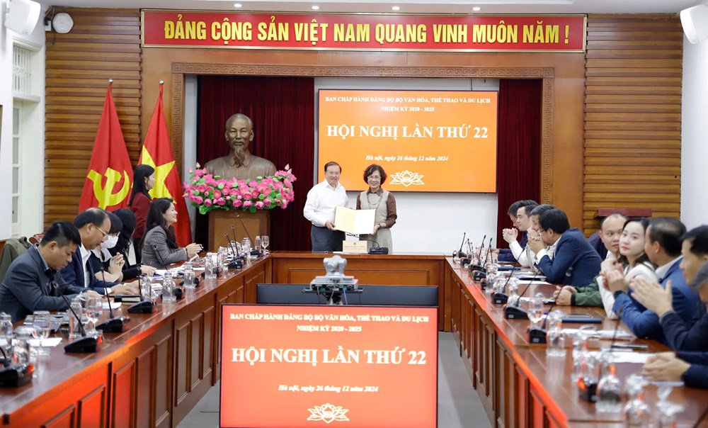 Hội nghị lần thứ 22 Ban chấp hành Đảng bộ Bộ VHTTDL - ảnh 5