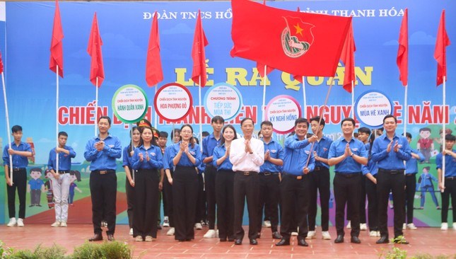 Thanh Hoá ra quân Chiến dịch thanh niên tình nguyện hè năm 2024 - ảnh 3