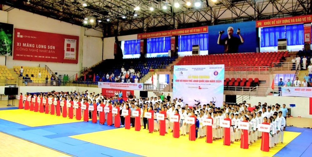 Hơn 600 VĐV tranh tài tại Giải vô địch trẻ Judo quốc gia năm 2024 - ảnh 1