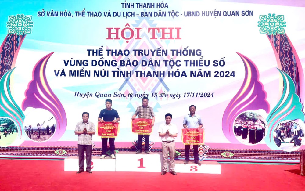 Sôi nổi Hội thi thể thao truyền thống của đồng bào các DTTS tỉnh Thanh Hoá  - ảnh 5