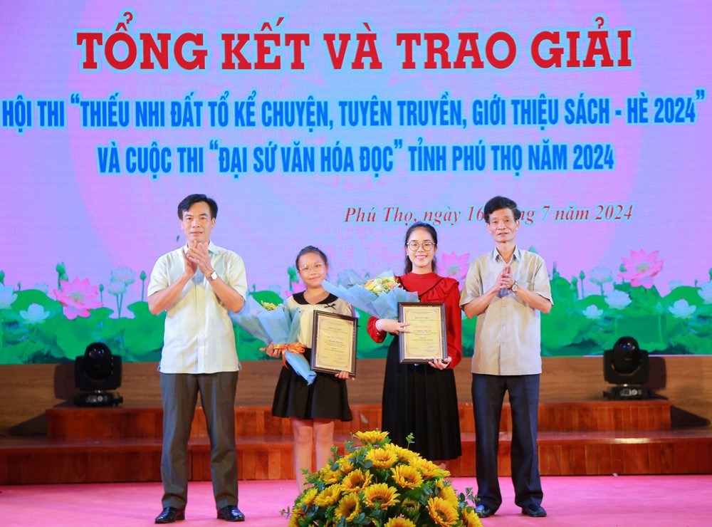 Trao giải Cuộc thi Đại sứ văn hóa đọc Phú Thọ năm 2024 - ảnh 1