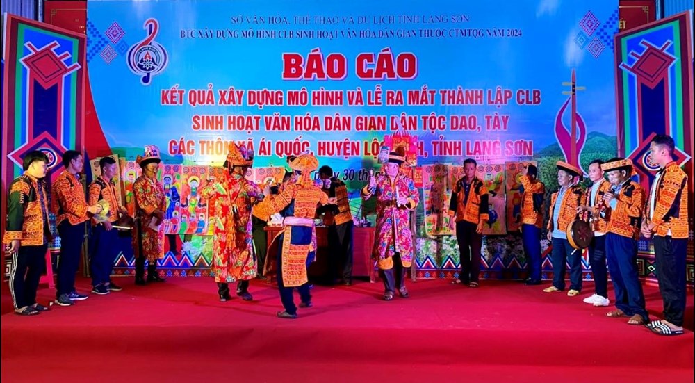 Ra mắt CLB sinh hoạt văn hóa dân gian, dân tộc Dao, Tày ở Lộc Bình - ảnh 2