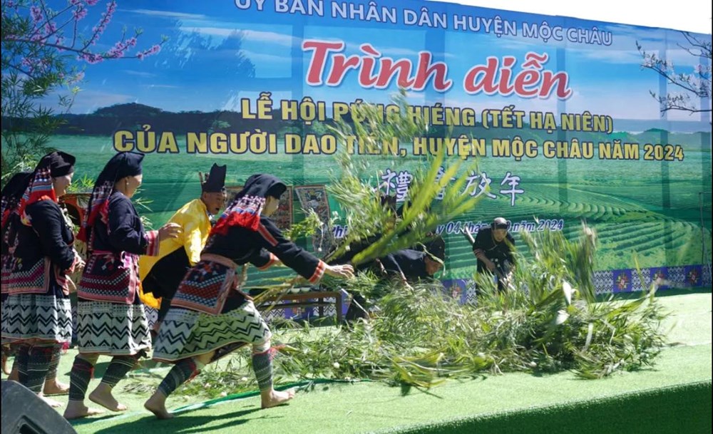 “Púng Hiéng” - lễ hội độc đáo của người Dao Tiền ở Mộc Châu - ảnh 4