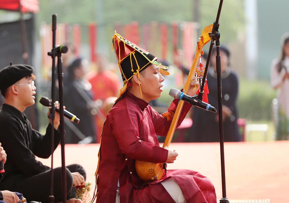 Những hình ảnh ấn tượng tại Liên hoan nghệ thuật hát Then, đàn Tính các dân tộc Tày, Nùng, Thái - ảnh 15