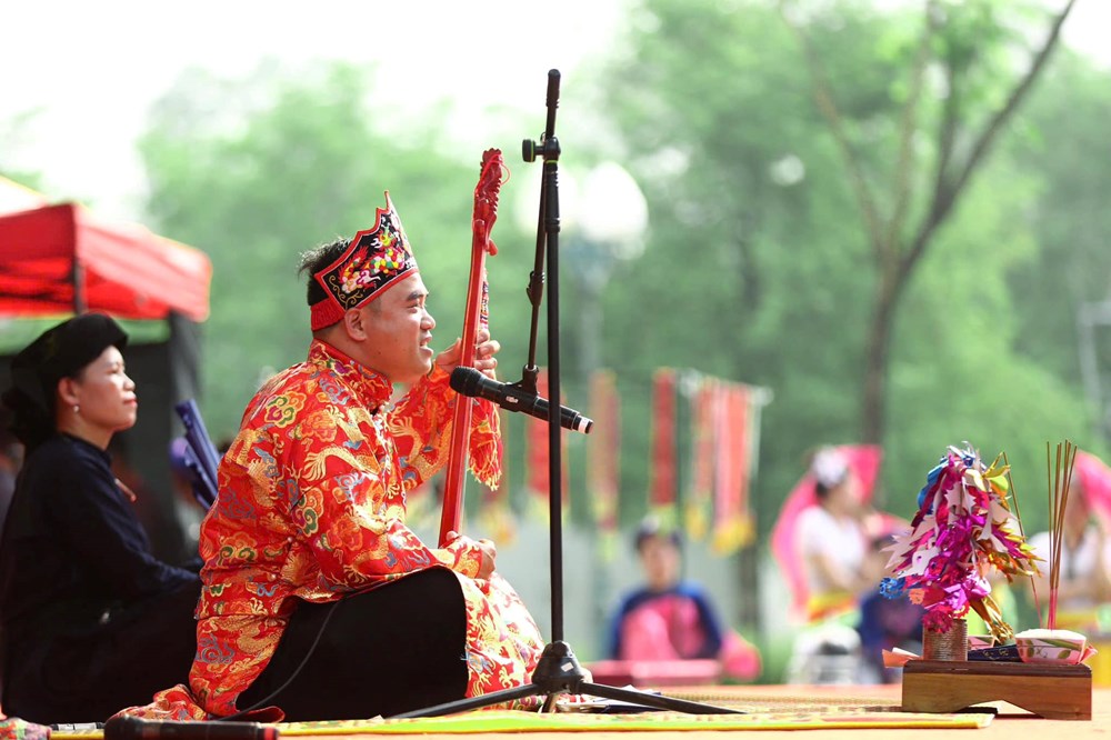 Những hình ảnh ấn tượng tại Liên hoan nghệ thuật hát Then, đàn Tính các dân tộc Tày, Nùng, Thái - ảnh 2