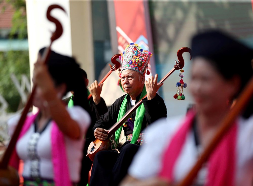 Những hình ảnh ấn tượng tại Liên hoan nghệ thuật hát Then, đàn Tính các dân tộc Tày, Nùng, Thái - ảnh 8