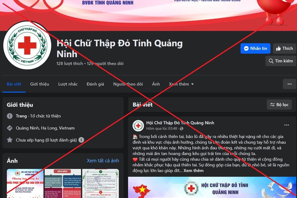 Cảnh giác trước các hình thức lợi dụng bão số 3 để kêu gọi quyên góp, trục lợi cá nhân  - ảnh 1