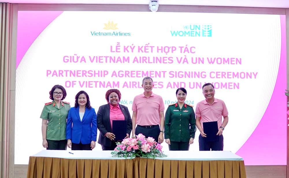 UN Women và Vietnam Airlines hợp tác thúc đẩy bình đẳng giới tại Việt Nam - ảnh 1