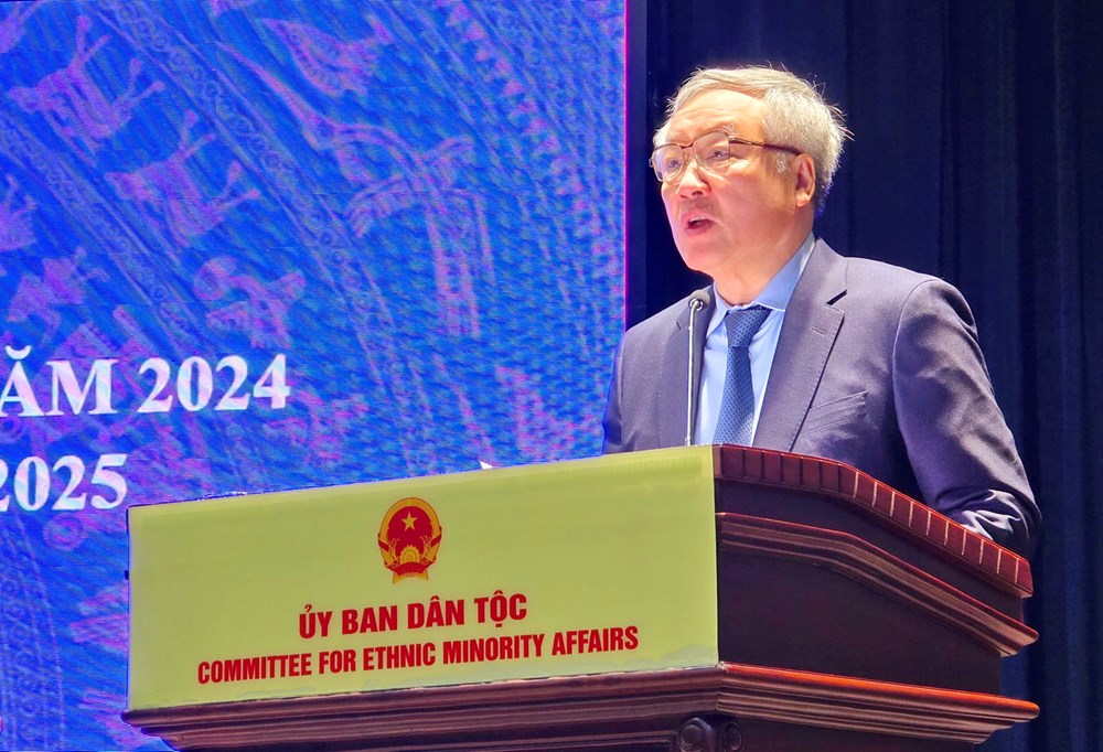 Ủy ban Dân tộc tổng kết công tác dân tộc năm 2024 và triển khai nhiệm vụ năm 2025 - ảnh 1