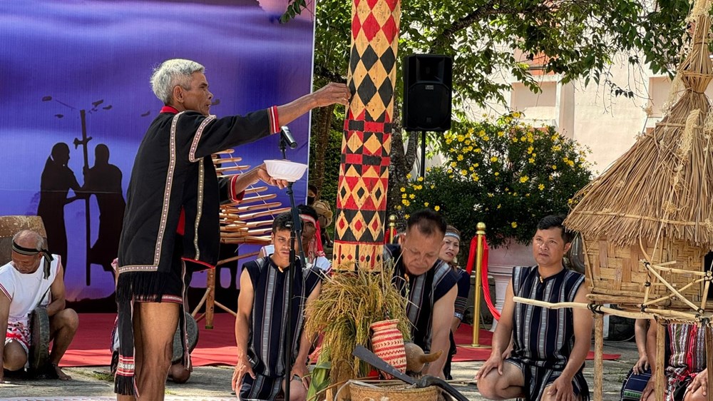Lâm Đồng: Tái hiện Lễ hội Mừng lúa mới của dân tộc Mạ - ảnh 2