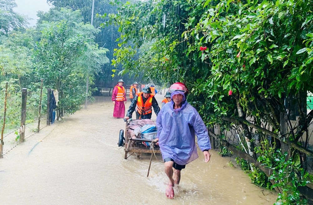 Nước lũ sông Kiến Giang lên nhanh, một người mất tích - ảnh 4