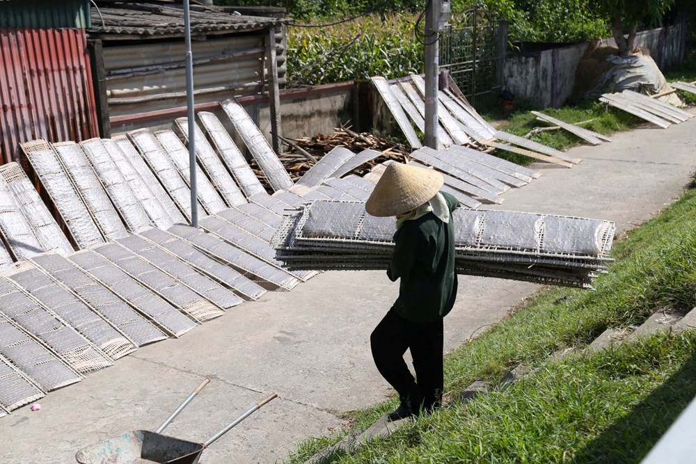 Đơn hàng tăng vọt, làng bánh đa Đông Nhật nhộn nhịp vào vụ Tết - ảnh 5