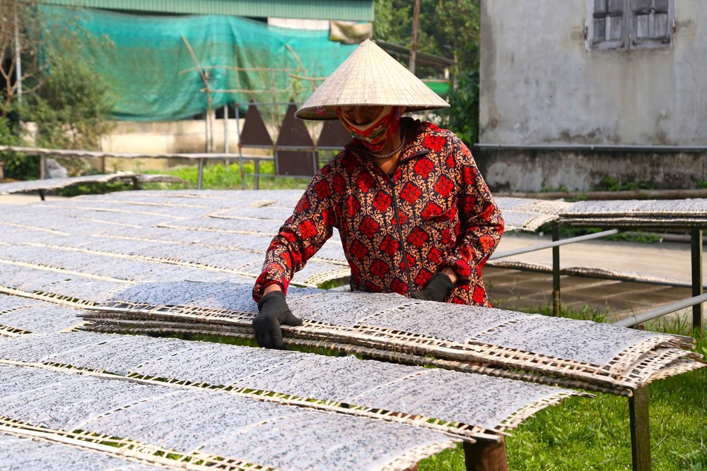 Đơn hàng tăng vọt, làng bánh đa Đông Nhật nhộn nhịp vào vụ Tết - ảnh 2