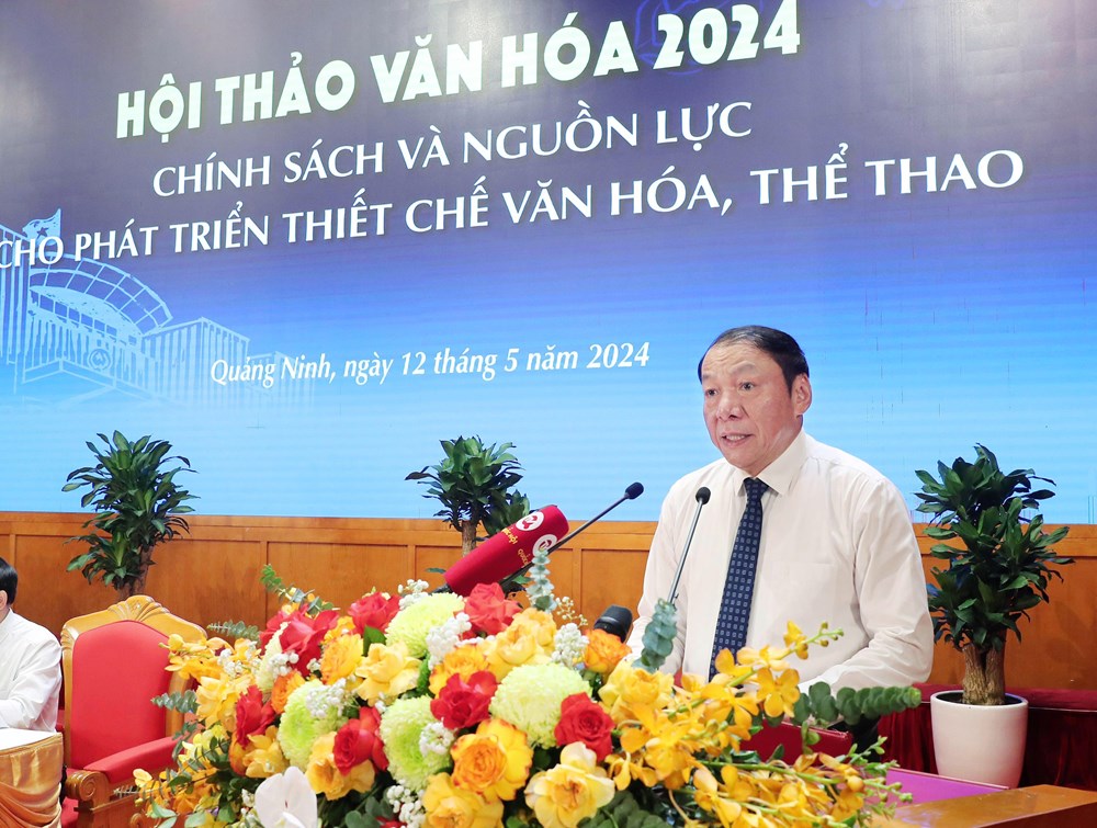 Toàn văn phát biểu của Bộ trưởng Nguyễn Văn Hùng tại Hội thảo Văn hoá 2024 - ảnh 1