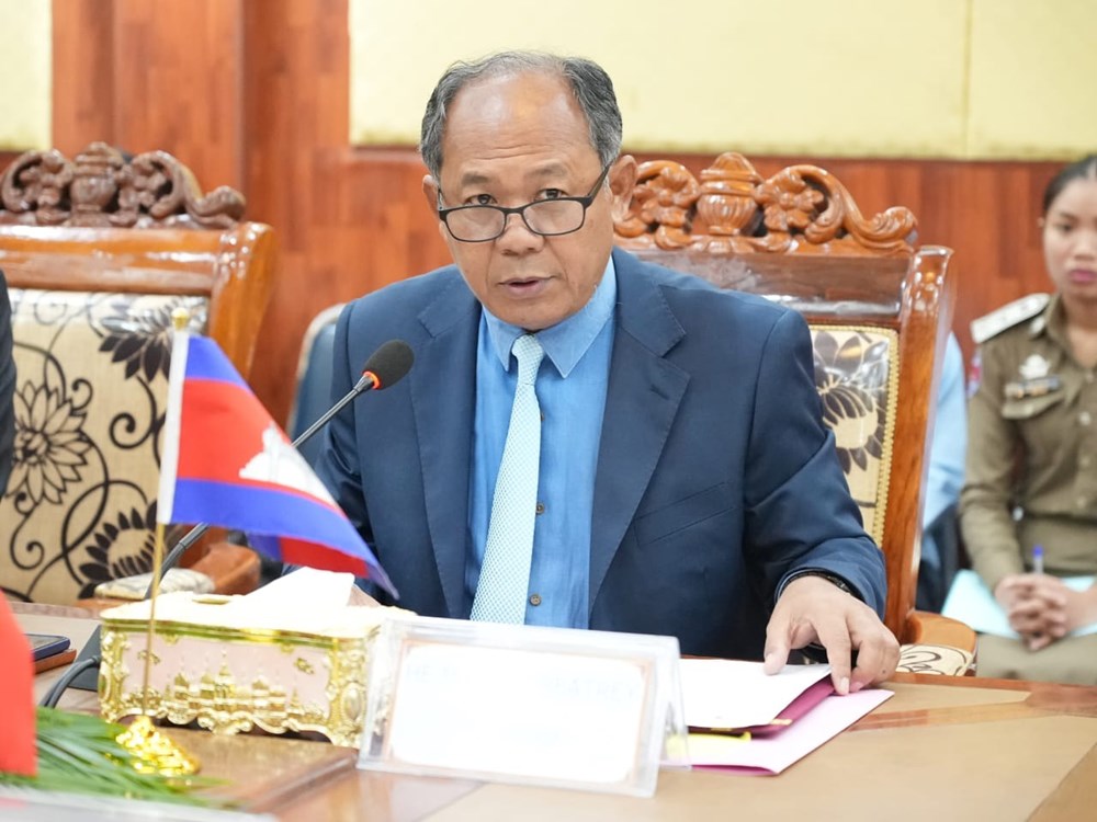 Thứ trưởng Tạ Quang Đông hội đàm với lãnh đạo tỉnh Banteay Meanchey - ảnh 1