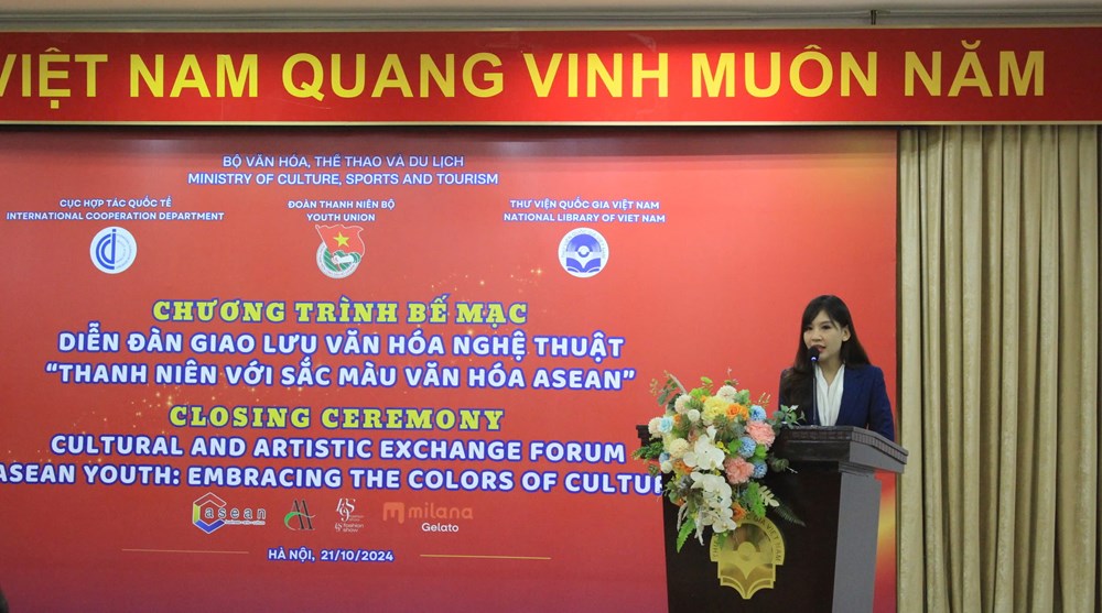 Bế mạc Diễn đàn giao lưu văn hoá nghệ thuật “Thanh niên với sắc màu văn hoá ASEAN” - ảnh 2