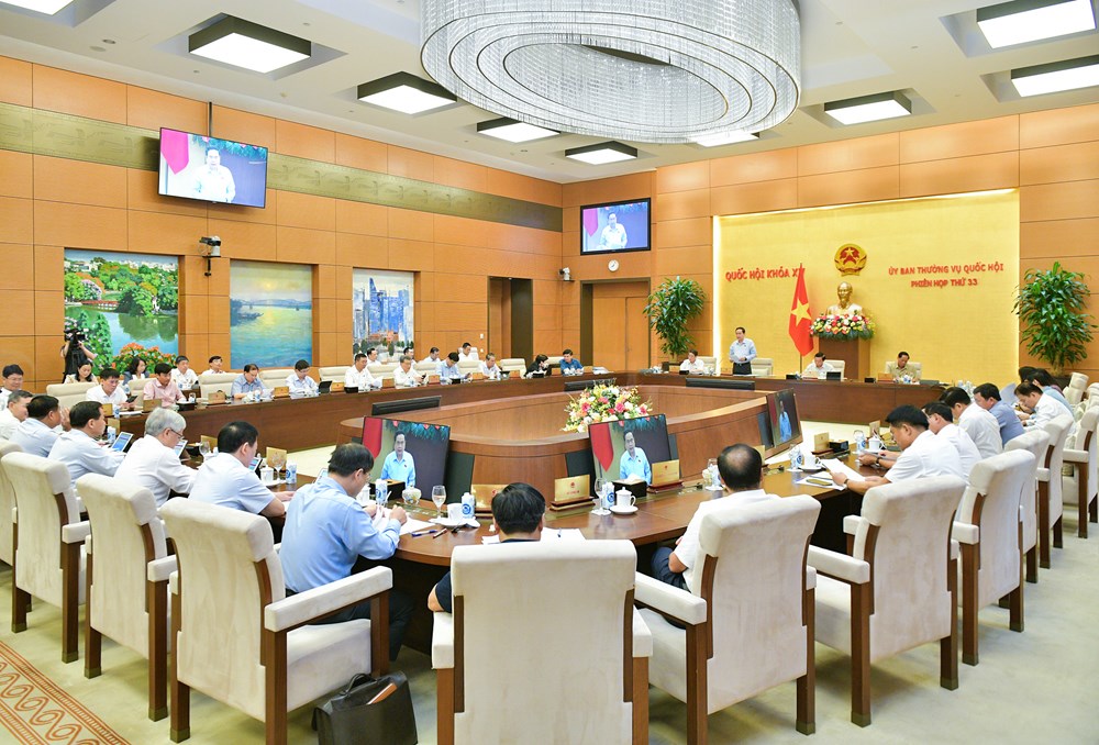 Khai mạc Phiên họp 33 của Ủy ban Thường vụ Quốc hội - ảnh 2