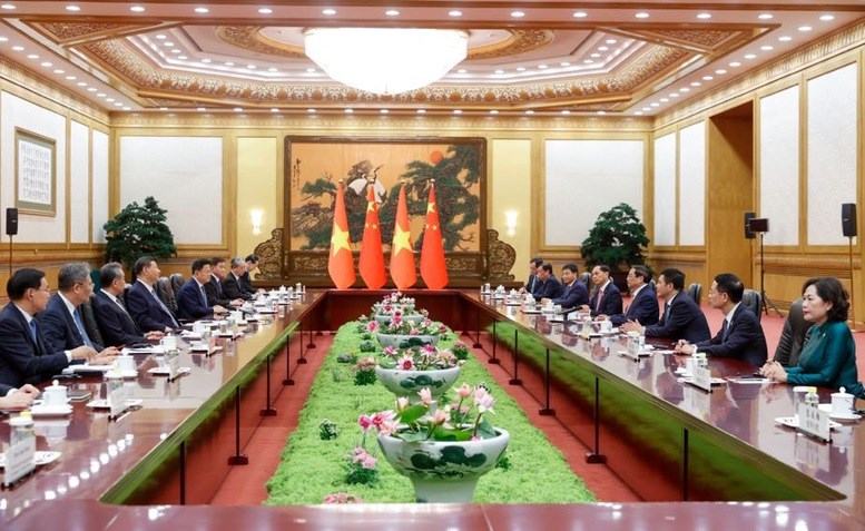 Thủ tướng Phạm Minh Chính hội kiến Tổng Bí thư, Chủ tịch nước Trung Quốc Tập Cận Bình - ảnh 2