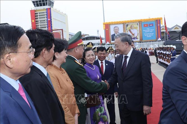 Chủ tịch nước Tô Lâm kết thúc tốt đẹp chuyến thăm cấp Nhà nước tới Campuchia - ảnh 2