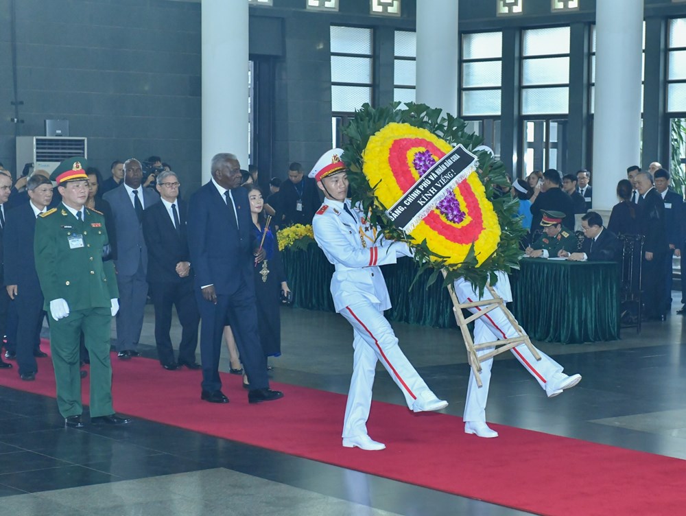 Tổ chức trọng thể Lễ viếng Tổng Bí thư Nguyễn Phú Trọng - ảnh 25