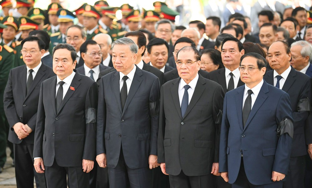 Tổ chức trọng thể Lễ viếng Tổng Bí thư Nguyễn Phú Trọng - ảnh 4