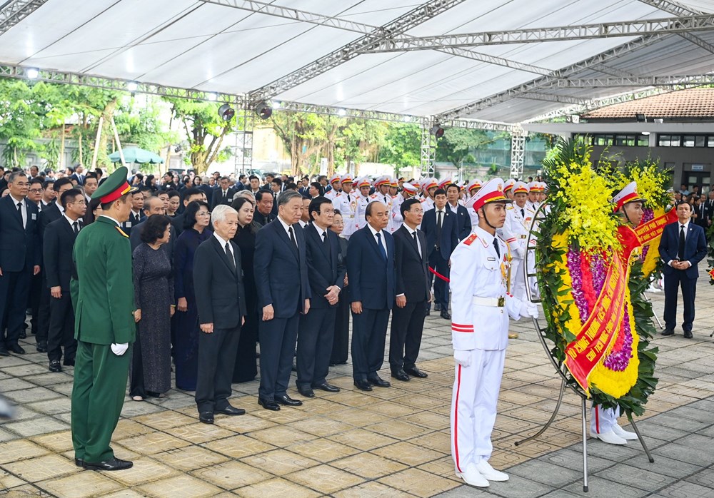 Tổ chức trọng thể Lễ viếng Tổng Bí thư Nguyễn Phú Trọng - ảnh 6